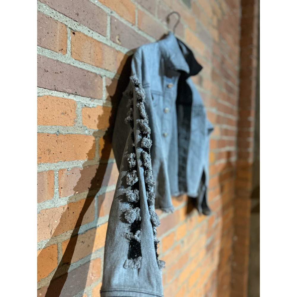 Denim Crop Jacket - Picture 5 of 7